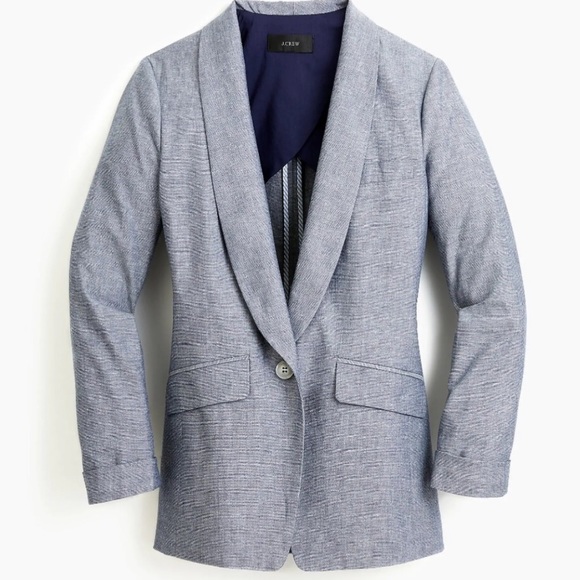 J. Crew unstructured blazer Size 4 - Picture 4 of 6